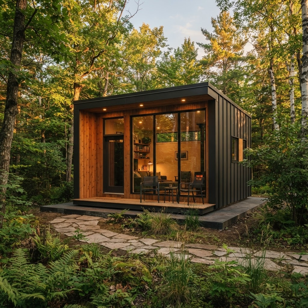 M25 STUDIO — moduļu mājas modelis, 25 m²
