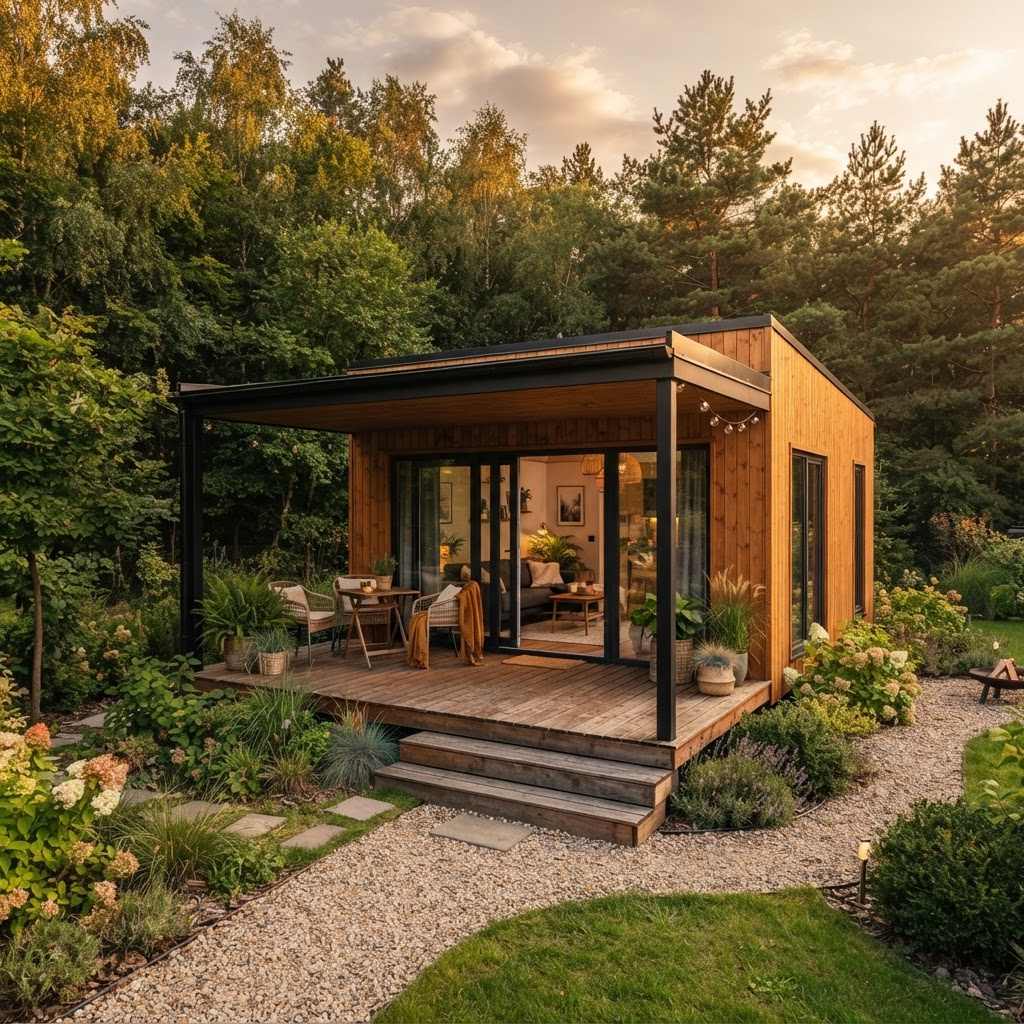 M45 DUO — moduļu mājas modelis, 45 m²